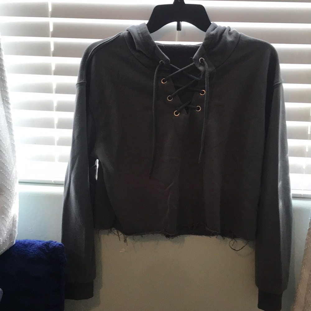 Cropped sweatshirt